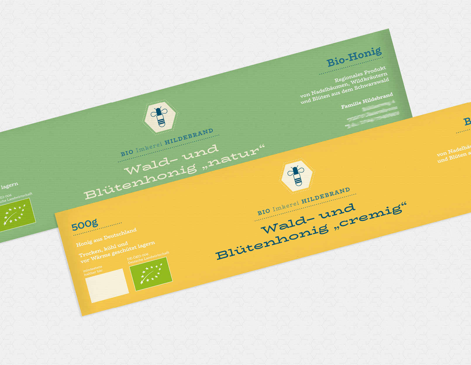 Design Von Honig Etiketten Fur Bio Honig Aus Dem Schwarzwald